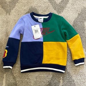 NIKE TODDLER boys 2-3 Years Color block sweatshirt
